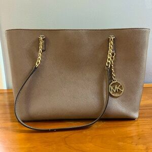 Michael Kors Purse - Small Tote - Taupe
